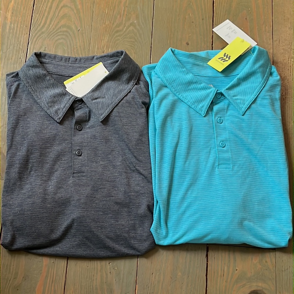 Men’s Lot of All in Motion Performance Polos Size XXL